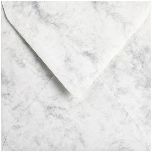 Envelop Papicolor 140x140mm marble grijs 6/st-2