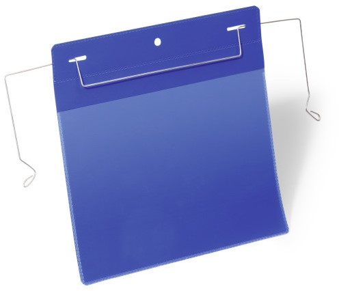 Hoes met ophangbeugel Durable A5 liggend pak/50
