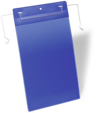 Hoes met ophangbeugel Durable A4 staand pak/50