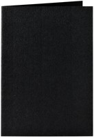 Correspondentiekaart Papicolor dubbel 105x148mm ravenzwart 6/st
