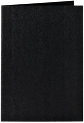 Correspondentiekaart Papicolor dubbel 105x148mm ravenzwart 6/st