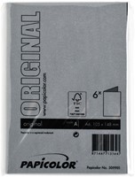 Correspondentiekaart Papicolor dubbel 105x148mm ravenzwart 6/st-3