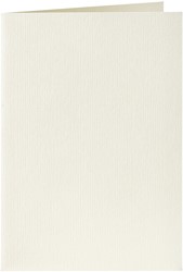 Correspondentiekaart Papicolor dubbel 105x148mm anjerwit 6/st