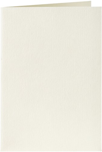 Correspondentiekaart Papicolor dubbel 105x148mm anjerwit 6/st