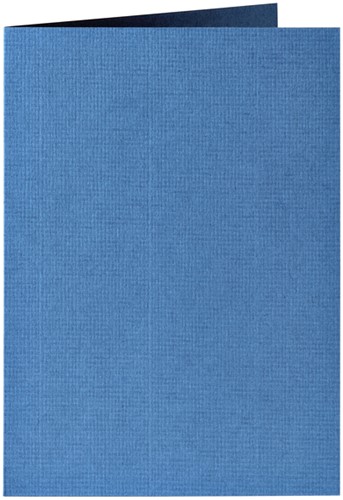 Correspondentiekaart Papicolor dubbel 105x148mm donkerblauw 6/st