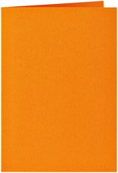 Correspondentiekaart Papicolor dubbel 105x148mm oranje 6/st