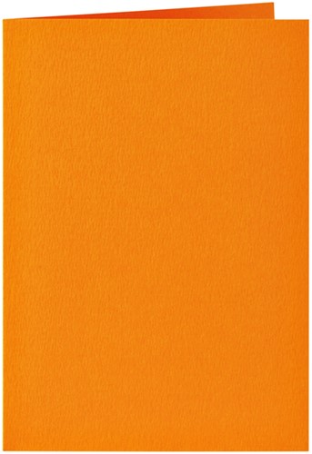 Correspondentiekaart Papicolor dubbel 105x148mm oranje 6/st