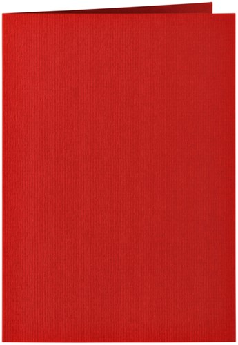 Correspondentiekaart Papicolor dubbel 105x148mm rood 6/st