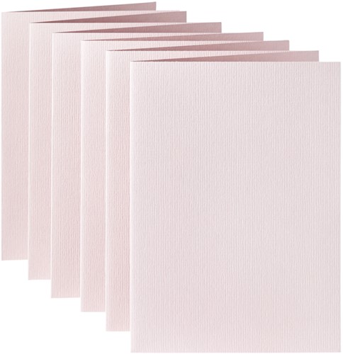 Correspondentiekaart Papicolor dubbel 105x148mm lichtroze 6/st-2
