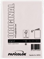 Correspondentiekaart Papicolor dubbel 105x148mm lichtroze 6/st-3