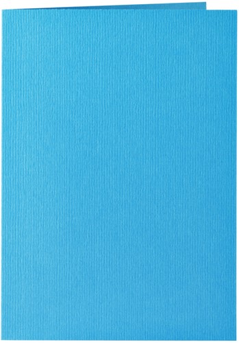Correspondentiekaart Papicolor dubbel 105x148mm hemelsblauw 6/st