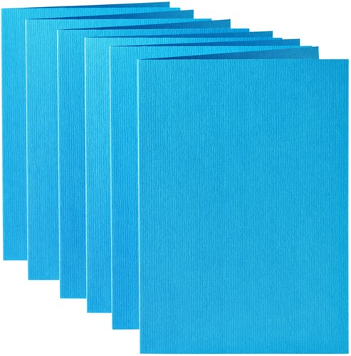 Correspondentiekaart Papicolor dubbel 105x148mm hemelsblauw 6/st-2