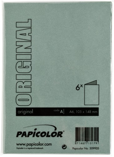 Correspondentiekaart Papicolor dubbel 105x148mm dennengroen-3