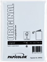Correspondentiekaart Papicolor dubbel 105x148mm babyblauw 6/st-3