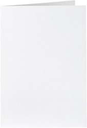 Correspondentiekaart Papicolor dubbel 105x148mm kraft wit 6/st