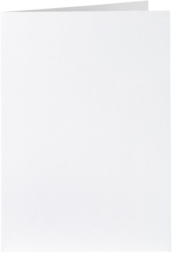 Correspondentiekaart Papicolor dubbel 105x148mm kraft wit 6/st