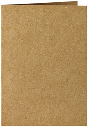 Correspondentiekaart Papicolor dubbel 105x148mm bruin 6/st