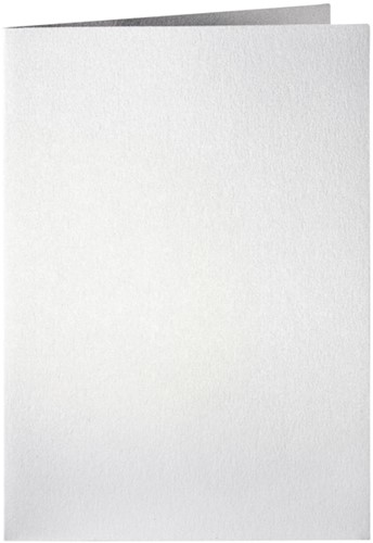 Correspondentiekaart Papicolor dubbel 105x148mm parelwit 6/st