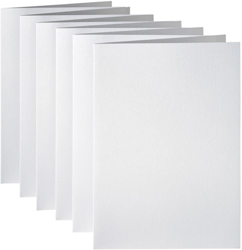 Correspondentiekaart Papicolor dubbel 105x148mm parelwit 6/st-2