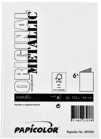 Correspondentiekaart Papicolor dubbel 105x148mm parelwit 6/st-3