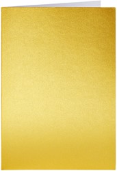 Correspondentiekaart Papicolor dubbel 105x148mm goud 6/st
