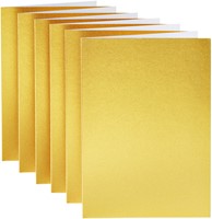 Correspondentiekaart Papicolor dubbel 105x148mm goud 6/st-2