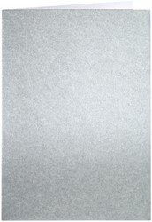 Correspondentiekaart Papicolor dubbel 105x148mm zilver 6/st