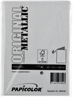 Correspondentiekaart Papicolor dubbel 105x148mm zilver 6/st-3