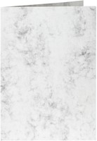 Correspondentiekaart Papicolor dubbel 105x148mm marble grijs 6/st