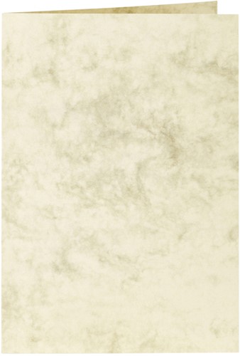 Correspondentiekaart Papicolor dubbel 105x148mm ivoor 6/st