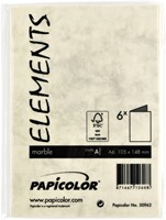 Correspondentiekaart Papicolor dubbel 105x148mm ivoor 6/st-3