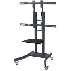 Verrijdbaar onderstel tbv groot LCD scherm of TV, van 32" tot 100", tot 125kg, excl. montage