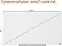 Glasbord Nobo 99,3cmx55,9cm wit-2