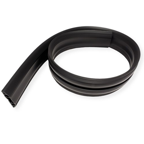 Kabelvloergoot Dataflex Addit kabelbeschermer, 150cm, zwart-2