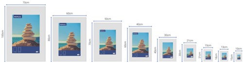 Fotolijst MAUL 60x80cm lijst zilverkleurig-3