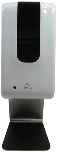 Dispenser desinfectie contactloos RVS tafelmodel spray/mist