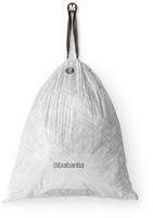 Afvalzak PerfectFit met trekbandsluiting 60 liter (M), Brabantia - wit -3