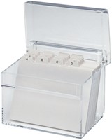 Kaartenbak Maul A7 + index acryl glashelder-2
