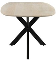 Harper Spinpoot - Deens ovaal - 200x100cm - Naturel blad-2