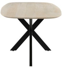 Harper Spinpoot - Deens ovaal - 200x100cm - Naturel blad-2