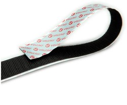 Klittenband Velcro zelfklevend 25mm x 25m harde kant zwart