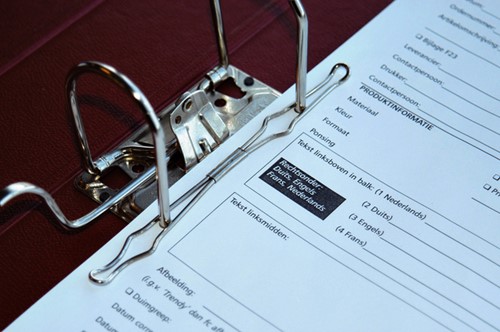 Papierspanner KTC voor ordners en ringbanden pak/20-3