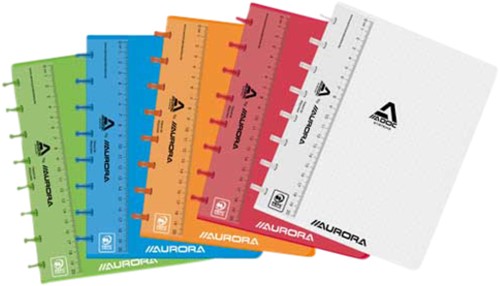Schrift Adoc Colorlines A5 ruit 5x5mm 144blz 90gr PP assorti