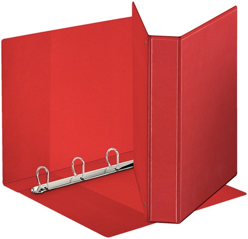 Ringband Esselte 4-rings A4 30mm D-Mech Deluxe Pan - rood