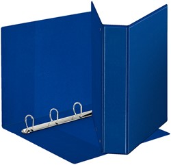 Ringband Esselte 4-rings A4 30-mm D-Mech Deluxe Pan - blauw