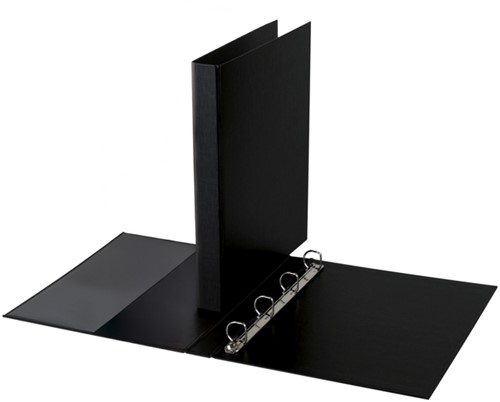 Ringband A4 4r. 20mm Quantore zwart