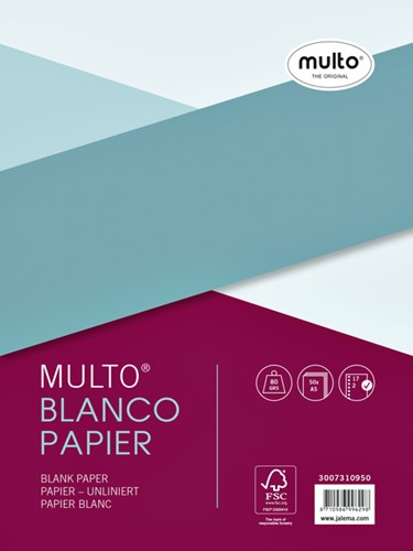 Ringbandinterieur A5 17r Multo blanco pk/50