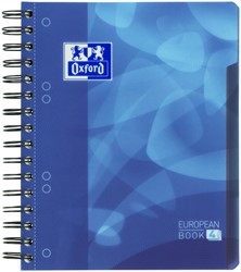 Notitieboek Oxford project A5+ 6R lijn 120vel blauw