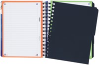 Notitieboek Oxford project A5+ 6R lijn 120vel blauw-3
