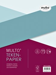 Ringbandinterieur A4 23r Multo tekenpapier 120gram pk/50